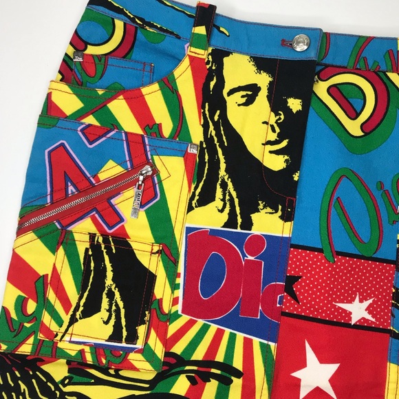 ICONIC Dior Mania Rasta Mini Skirt - Picture 4 of 7